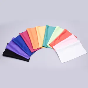 Multicolor glasses cleaning cloth Custom Logo printed microfiber lens cleaning cloth