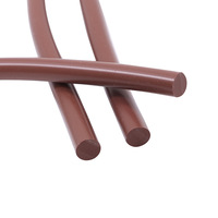 Cordon en caoutchouc rond extrudé en fluorocarbone FKM, service de découpe sur mesure OEM ODM