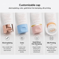 Fabricant de tubes cosmétiques à toucher doux personnalisés, emballages pour soins de la peau, crème solaire, nettoyant visage, tube compressible de qualité alimentaire