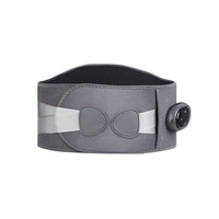 Ceinture chauffante vibrante sans fil réglable et rechargeable pour soulager la douleur, modèle 108 noir/gris, fabriquée dans [lieu de fabrication non indiqué]
