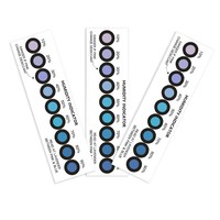 Carte indicatrice d'humidité de test personnalisée à 9 points, sans cobalt, sans halogène, résistante à l'humidité