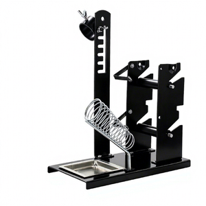Soporte para soldador de metal ajustable 026 multifuncional con soporte para alambre de soldadura y bandeja de limpieza para reparación de electrónica - Product Image 1