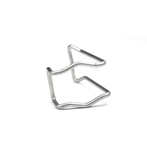 Support en fil métallique ondulé en acier inoxydable sur mesure avec clip à ressort pour l'organisation de la maison et une utilisation polyvalente - Product Image 4