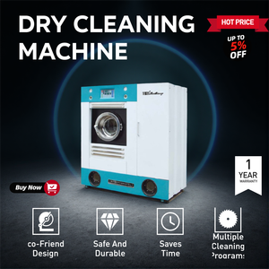 Machine à laver et à sécher les vêtements industrielle complète personnalisée, machine de nettoyage à sec pour les blanchisseries - Product Image 2