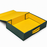 Boîte cadeau rigide à fermeture magnétique, pliable, recyclable, gain de place, impression personnalisée, emballage en fourrure, impression quadricolore pour articles de luxe