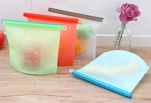 ถุงซิลิโคนเก็บอาหารแช่แข็งแบบใช้ซ้ำได้พร้อมโลโก้สั่งทำ - Product Image 2