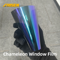 Film pour vitres de voiture à changement de couleur effet caméléon, protection solaire UV et IR élevée, rouleau de 1,52x30m, fourni par l'usine
