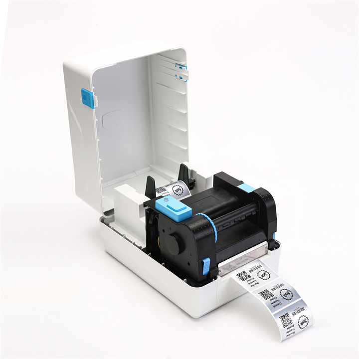 110mm 4 Inch Ribbon Sticker Printer Machine - Barcode Printer