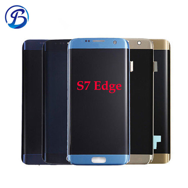 LCD for Samsung Galaxy S7 Edge G9350 LCD Display Touch Screen Digitizer for Samsung S7 Edge LCD Assembly Replacement With Burns