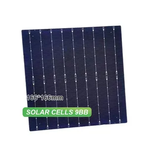多結晶太陽電池ハンファQパネルモノ166 * 166mm 5w 6wパネル家庭用太陽電池