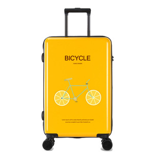 Carrito con impresión UV DIY para mujer, con dibujos animados maleta de equipaje de viaje, SPINNER, Color TPU, personalizado, ABS, OEM, de larga distancia, 100 - Product Image 6
