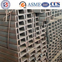 Canal en U de Acero ASTM A36 A572 Gr.50 Q235B S235JR, 4x1.75 Pulgadas, Laminado en Caliente, para Construcción de Edificios