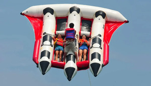 Tube de poisson volant gonflable <span class=keywords><strong>Bouée</strong></span> de banane remorquée gonflable <span class=keywords><strong>Bateau</strong></span> banane gonflable en PVC - Product Image 6