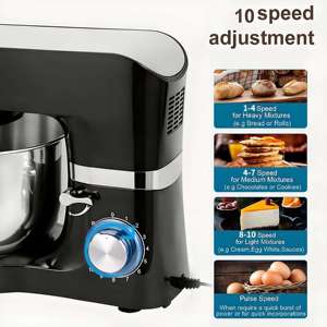 Robot pâtissier électrique grande capacité pour la maison, idéal pour pétrir la pâte à pizza, gâteaux et pain, mélangeur de <span class=keywords><strong>cuisine</strong></span> pour boulangerie - Product Image 6