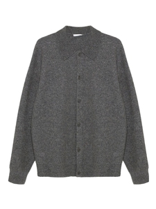 Grauer Strick-Cardigan für Herren mit Knopfleiste und lässigem Pullover-Design - Product Image 6