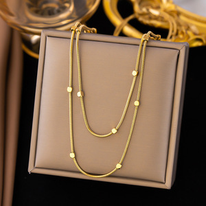 Collier pour femme transfrontalier, inaltérable, élégant, luxe léger, exquis, bijou de chaîne de clavicule de niche, collier de clavicule haut de gamme pour femme - Product Image 5