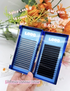Ciglia Finte a Ventaglio Anime Spike Lash, Ciglia a Ciuffetti, Ciglia a Ventaglio Pre-assemblate, Ciglia Finte All'ingrosso, Curvatura J <span class=keywords><strong>B</strong></span> C CC D - Product Image 2