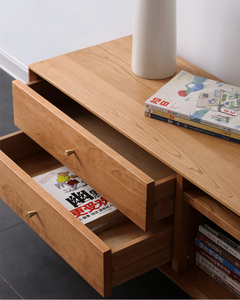 Kirsch holz TV-Schrank Massivholz TV-Ständer Couch tisch einfaches modernes Wohnzimmer - Product Image 5