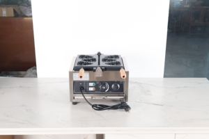 KAINO Mini <span class=keywords><strong>gaufrier</strong></span> électrique commercial Machine à gaufres rotative à <span class=keywords><strong>double</strong></span> bascule - Product Image 2