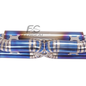 Système d'échappement Valvetronic Catback en titane pour <span class=keywords><strong>Porsche</strong></span> <span class=keywords><strong>911</strong></span> 991.2 Turbo S 3.8T, son de course, ultra léger, ajustement parfait à <span class=keywords><strong>100</strong></span>% - Product Image 5