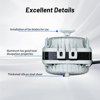 Ventilateur de refroidissement à moteur électrique Longhey 110V 220V Ac 20W-110W Moteur de réfrigération à faible puissance pour congélateur vertical ou refroidisseur d'affichage