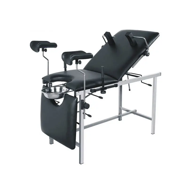 Hospital Portable Delivery Chair Clinic Table Gynecological Obstetric Examination Bed Stainless Steel