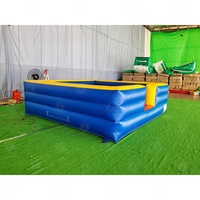 Jeu de combat de gladiateurs géants gonflables, grand jeu de sport gonflable pour essuyer l'arène de combat de joute gonflable