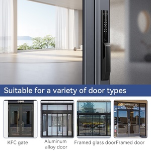 TTLock Tuya <strong>APP</strong> Access Control System Digital Smart Slim Fingerprint <strong>Password</strong> Door Lock with WiFi for Home Office Hotel <strong>Security</strong> - Product Image 4