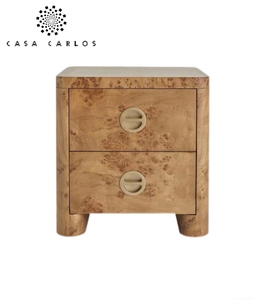 Mesa de Noche de Madera Maciza Personalizada de Alta Calidad, Escritorio de Almacenamiento Tipo Real, Artículo Popular, Fabricante Chino, Para Dormitorio de Apartamento - Product Image 3