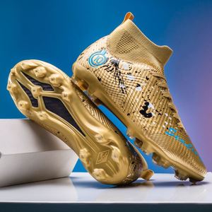 Chaussures à crampons de football bon marché pour hommes, chaussures d'entraînement en plein air pour l'été et l'automne, matériaux de semelle intérieure en caoutchouc synthétique EVA personnalisables - Product Image 3