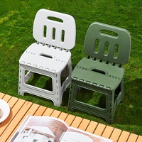 Chaise pliante en plastique soigneusement sélectionnée pour la maison, dossier moderne et minimaliste, tabouret de dortoir étudiant tendance