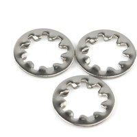 Rondelles d'entretien à dents internes en acier inoxydable 304, série en pouces ASME B18.21.1, rondelles étoile anti-desserrage