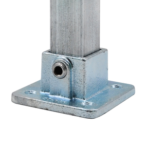 40*40 mét vuông dễ uốn sắt ống lắp Key kẹp phụ kiện đường ống cơ sở mặt bích - Product Image 1