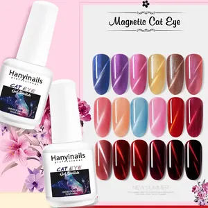 Smalto per unghie in Gel Uv forniture Base Coat 15ml colori Cat Eye Gel Polish No Wipe High Shine Top Gel Coat