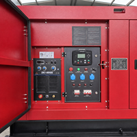 Générateur de soudage diesel silencieux Weichai 40 kW 500 A monophasé/triphasé, démarrage automatique/à distance, CC 400 V/110 V, refroidissement par eau, pour chantier extérieur