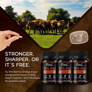 Cápsulas de Alta Potencia de Órganos de Res Vital Bull, Suplemento para el Apoyo Nutricional - Product Image 2