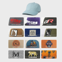 Gorra de Béisbol Bordada Ajustable de Algodón Lavado de 6 Paneles con Logotipo Personalizado para Adultos Unisex