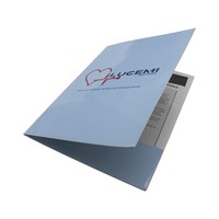 Meilleures ventes : Dossier de présentation médical personnalisé en papier, impression UV, option OEM, design épuré, fente fonctionnelle pour cartes, modèle patient