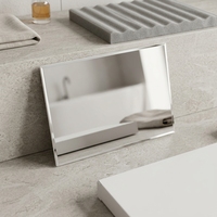 Plaque miroir acrylique autocollante rigide 1-5 mm pour décoration murale de salle de bain