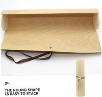 Boîte à thé en écorce de bouleau, emballage cadeau en bois, organisateur, forme ronde beige, finition classique élégante, boîte de rangement, boîte à vin, boîte anti-rayures