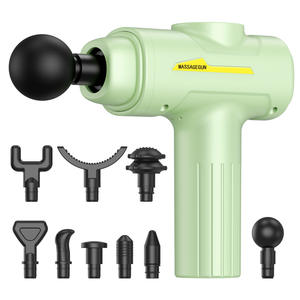 Nouveau design – Mini <span class=keywords><strong>pistolet</strong></span> de <span class=keywords><strong>massage</strong></span> filaire manuel, masseur musculaire électrique à vibration profonde avec moteur à brosse, portable pour le corps et le sport - Product Image 5
