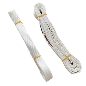 WLL500kg 25mm 4m/8mソフト100% ポリエステルリフティングスリングベルト使い捨てエンドレスワンウェイスリング - Product Image 1