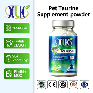 Poudre de Taurine pour Animaux de Compagnie : Soutien de la Santé Oculaire et Cardiaque, Supplément Haute Pureté au Lait de Chèvre et au Poulet pour Chats et Chiens, Entraînement Cérébral - Product Image 1