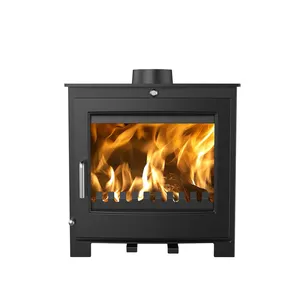 Freestanding Pellet Fuel Burning Real Flame Wood Stove In Room Made by China Supplier