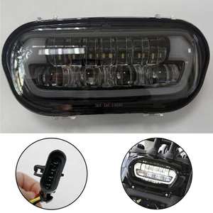 Conjunto de Faros LED con Luz Diurna DRL, Luz Alta y Baja para Harley Fat Bob FXDF 2008-2017 FXFB 2018+ - Product Image 3