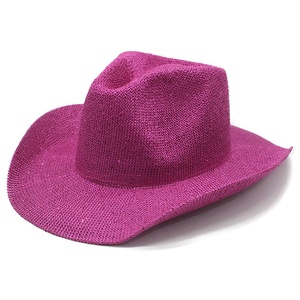 Sombrero de Vaquero de Paja Estilo Occidental Europeo-Americano con Lentejuelas, Retro Británico, <span class=keywords><strong>Jazz</strong></span>, Hueco, Transpirable, Protector Solar, Sombrero de Papel - Product Image 3