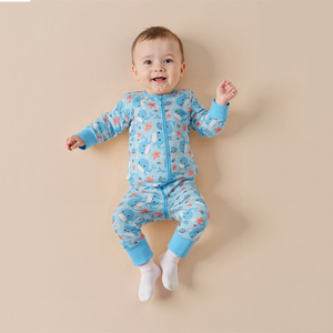Pijamas <span class=keywords><strong>de</strong></span> Bebé Personalizados al por Mayor, Ropa <span class=keywords><strong>de</strong></span> Invierno para Bebés, Ropa para Recién Nacidos, Pijamas <span class=keywords><strong>de</strong></span> Bambú para Niñas y Niños <span class=keywords><strong>de</strong></span> 0 a 12 <span class=keywords><strong>Meses</strong></span> - Product Image 4