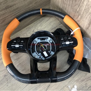 <span class=keywords><strong>Volant</strong></span> en cuir carbone DOS pour Mercedes Benz AM-G W447 SLK R171 Classe G A220 W219 GLE W176 ML <span class=keywords><strong>W202</strong></span> Sport Luxe - Product Image 3