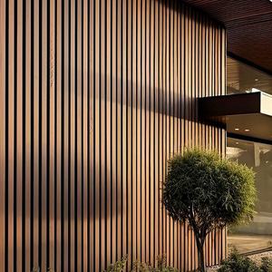 Dış cephe için tüm hava açık ASA kaplı panjur duvar kaplama co-ekstrüzyon kalıplama paneli kurulu yüksek direnç - Product Image 1