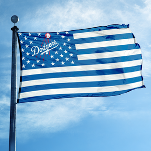 <span class=keywords><strong>Drapeau</strong></span> des Dodgers de <span class=keywords><strong>Los</strong></span> <span class=keywords><strong>Angeles</strong></span>, bannière double face en polyester pour supporters de l'équipe de baseball, pour les fans, les matchs au stade, l'affichage intérieur et extérieur - Product Image 1
